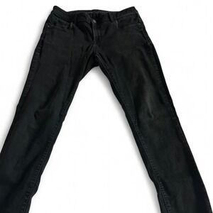 Old Navy Rockstar Skinny Jeans Mens Size M Black Slim Fit Stretch Denim